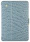 Speck - StyleFolio Case for Apple® iPad® mini, iPad mini 2 and iPad mini 3 - Rattleskin Gray/Antifreeze Yellow-Front_Standard