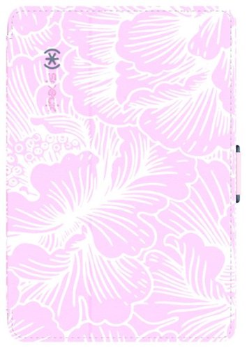  Speck - StyleFolio Case for Apple® iPad® mini, iPad mini 2 and iPad mini 3 - Fresh Floral Pink/Nickel Gray