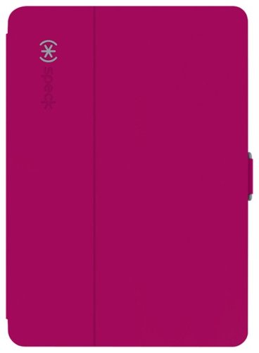  Speck - StyleFolio Case for Apple® iPad® Air 2 - Fuchsia Pink/Nickel Gray