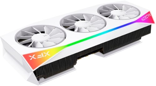 XFX Mercury AMD Radeon RX 9070XT OC Magnetic Air Edition 16GB GDDR6 PCI Express 5.0 Gaming Graphics Card with RGB - White WORLDWIDE DELIVERY