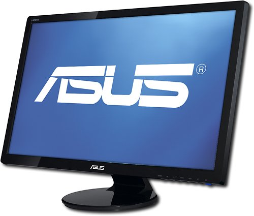  ASUS - 27&quot; Widescreen Flat-Panel LED-LCD HD Monitor - Black