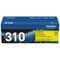 Brother - TN310Y High-Yield Toner Cartridge - Yellow-Front_Standard