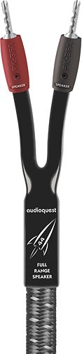 AudioQuest - Rocket 44 10' Speaker Cable (Pair) - Silver/Black/Gray