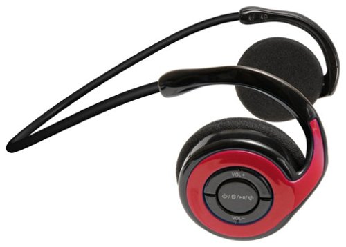  Jarv - Joggerz Wireless Bluetooth Over-the-Ear Headphones - Red