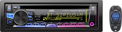  JVC - CD - Built-In Bluetooth - Apple® iPod®- and Satellite Radio-Ready - In-Dash Receiver - Black