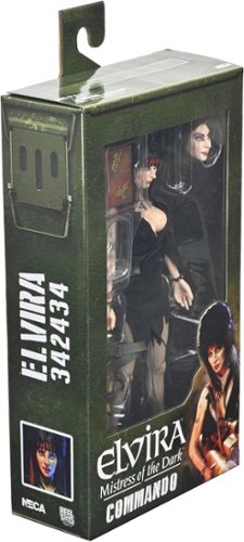 NECA Elvira 8” Clothed Action Figure - Commando Elvira GLOBAL SHIPPING