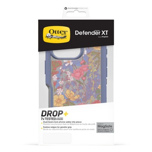 OtterBox Defender Series Pro XT Hard Shell for MagSafe for Apple iPhone 16 Pro - Wildflowers GLOBAL SHIPPING
