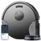 Teendow - 2-in-1 Robot Vacuum and Mop Combo with 8000Pa Suction, Ultra-Thin, 120-Min Runtime, Self-Charging, App & Remote Control - Black-Front_Standard