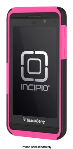  Incipio - DualPro Case for BlackBerry Z10 Cell Phones - Black/Neon Pink