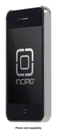 Incipio - feather Hard Shell Case for Apple® iPhone® 4 and 4S - Chrome-Front_Standard 