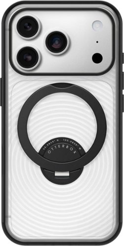 OtterBox - Symmetry Series Stand Hard Shell for Apple iPhone 18 Pro and Apple iPhone 17 Pro - Umbra Black