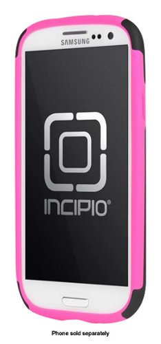  Incipio - DualPro Case for Samsung Galaxy S III Cell Phones - Neon Pink/Black
