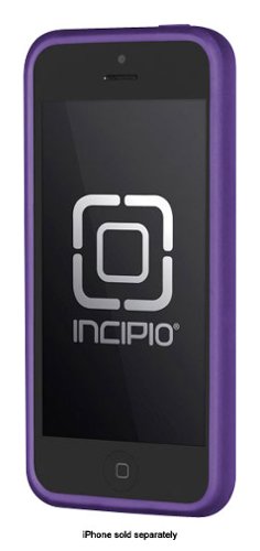 Incipio - NGP Soft-Shell Case for Apple® iPhone® SE, 5s and 5 - Translucent Indigo Violet-Front_Standard 