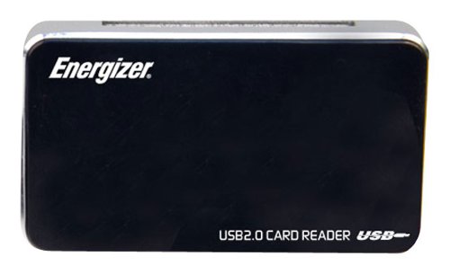  Energizer - 64-in-1 USB 2.0 Memory Card Reader/Writer - Black