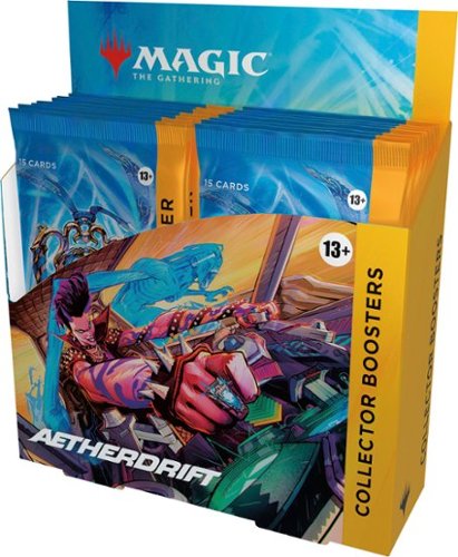 Wizards of The Coast - Magic: The Gathering Aetherdrift Collector Booster Box (12 Packs + 2-card Box Topper)
