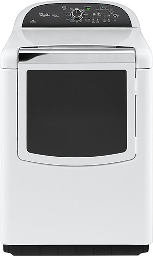  Whirlpool - Cabrio Platinum 7.6 Cu. Ft. 11-Cycle Steam Electric Dryer - White