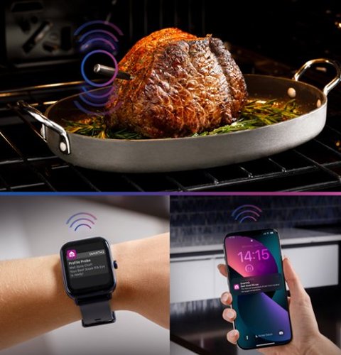 GE Profile Smart Wireless Probe for Oven, Cooktop or Grill with 260 Foot Bluetooth Range - Black BUY ONLINE