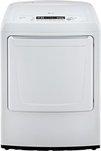  LG - 7.3 Cu. Ft. 9-Cycle Ultralarge-Capacity Electric Dryer - White