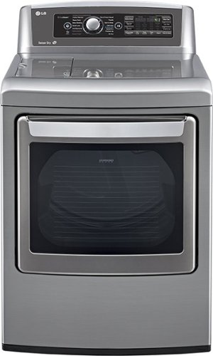  LG - 7.3 Cu. Ft. 14-Cycle Steam Electric Dryer - Graphite steel