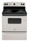 GE - 5.0 Cu. Ft. Freestanding Electric Range - Silver-Front_Standard