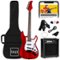 Best Choice Products - 39in Full Size Beginner Electric Guitar Kit with Case, Strap, Amp, Whammy Bar - Cherry Red-Front_Standard