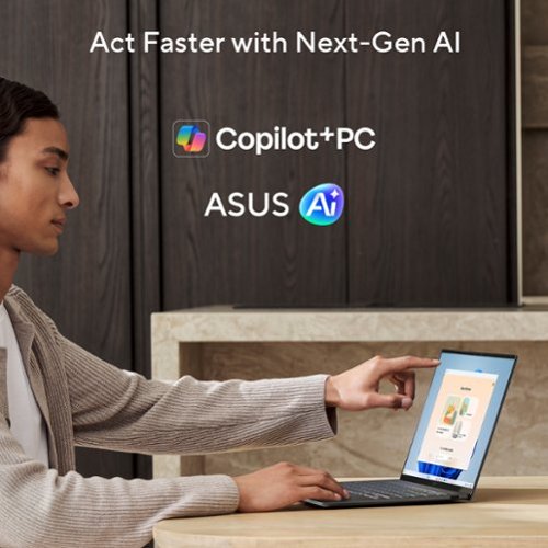 ASUS Zenbook S14 14 OLED Touch Laptop - Intel Core Ultra 7 356H - 32GB Memory - 1TB SSD - Copilot+ PC - Antrim Gray GLOBAL SHIPPING