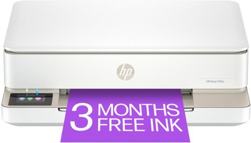 HP - Envy 6155e Wireless All-in-One Inkjet Printer with 3 months of Instant Ink included with HP+ - White