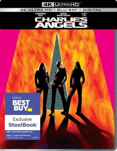  Charlie's Angels [SteelBook] [Digital Copy] [4K Ultra HD Blu-ray/Blu-ray] [Only @ Best Buy] [2000]