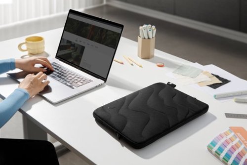tomtoc Terra-A27 Puff Recycled Laptop Sleeve Bag Case for 14-inch MacBook Pro M4/M3/M2/M1 Pro/Max 2024-2021, Quilted Design - Lavascape BUY IN MIDDLE EAST