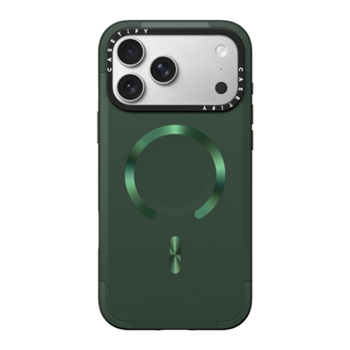 CASETiFY - Force Case MagSafe Compatible for Apple iPhone 18 Pro Max and 17 Pro Max Devices - Forest