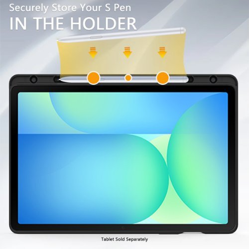 SaharaCase Venture Series Folio Case for Samsung Galaxy Tab S10 FE - Scorpion Black BUY ONLINE