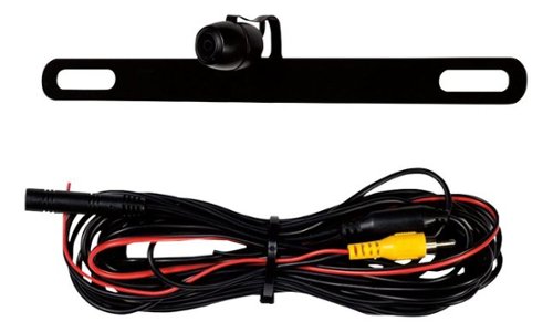 Metra License Plate Back-Up Camera - Black GLOBAL SHIPPING