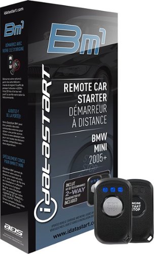  iDataStart - T-Harness Remote Start Kit for Select 2005-2013 BMW and Mini Vehicles - Installation Required - Black