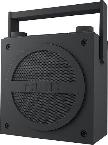  iHome - Bluetooth Rechargeable Boombox - Black