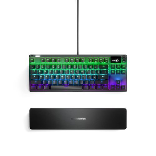 SteelSeries Apex Pro TKL Wired Mechanical OmniPoint Adjustable Actuation Switch Gaming Keyboard with RGB Backlighting - Black WORLDWIDE DELIVERY