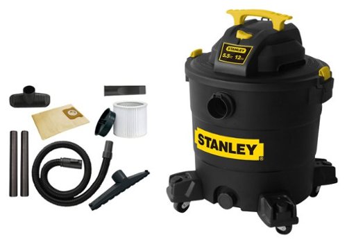  Stanley - 12-Gal. Wet/Dry Vacuum - Black
