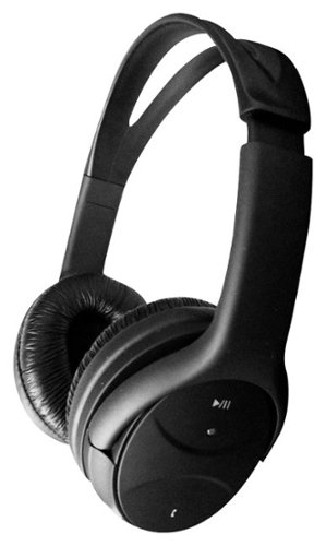  HYPE - One-Touch Bluetooth Over-the-Ear Stereo Headphones - Black