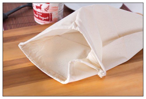  Euro Cuisine - 2-Quart Cotton Bag - White
