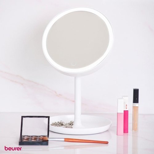 Beurer Illuminated Cosmetics Mirror - White WORLDWIDE DELIVERY