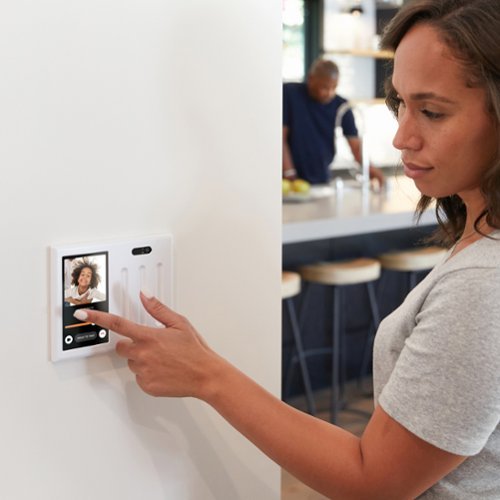 Brilliant Wi-Fi Smart 3-Switch Home Control Panel with Voice Assistant - White WORLDWIDE DELIVERY