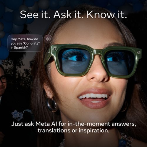 Meta Adventurer Large - Smart AI glasses for Women, Men — Meta AI, 12MP Camera, Live Translate— 3K HD resolution-Clear Lenses - Classic Black HOW TO BUY
