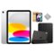 Apple - 11-inch iPad A16 chip with Wi-Fi - 256GB - With Black Case Bundle - Silver-Front_Standard