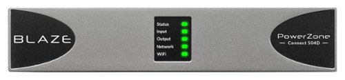 Product image: SONANCE - BLAZE POWERZONE CONNECT 504D 500 W DSP-ENABLED CLASS-D AMPLIFIER WITH 4 CHANNELS AND DANTE (EACH) - BLACK