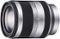 Sony - 18-200mm f/3.5-6.3 Alpha E-Mount Lens for Alpha NEX DSLR Cameras - Silver-Angle_Standard