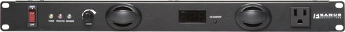 Sanus - Foundations Component Series 11 Outlet 2400 Joules Power Conditioner - Black