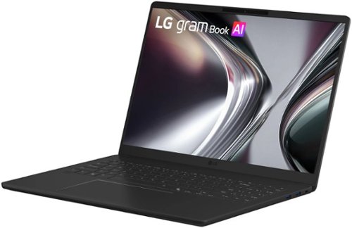 LG gram Book 16 120Hz Touch-Screen Laptop WUXGA AMD Ryzen AI 7 445 Processor with 16GB RAM - 1TB SSD - Titan Black BUY ONLINE