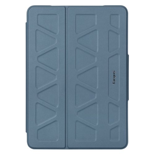 Targus - Pro-Tek Antimicrobial Case for iPad (9th, 8th and 7th gen.) 10.2", iPad Air 10.5", and iPad Pro 10.5" - Blue-Front_Standard 
