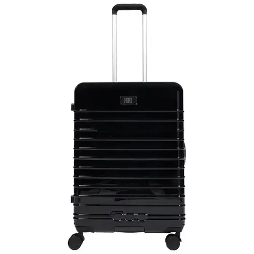 Front. Ful - 26.5" Expandable Hardside Spinner Luggage - BLACK.