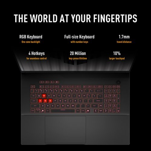 ASUS TUF Gaming A18 18 FHD+ 144Hz Gaming Laptop - AMD Ryzen 7 with 16GB Memory - NVIDIA GeForce RTX 5050 - 1TB SSD - Jaeger Gray SHOP ONLINE