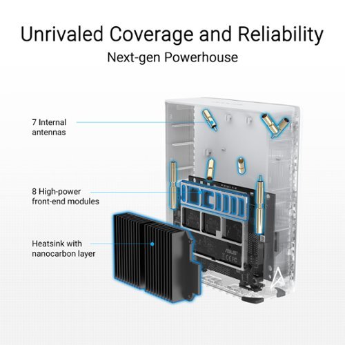 ASUS ZenWiFi BE14000 Tri-Band Mesh Wi-Fi 7 System (3-Pack) - White WORLDWIDE DELIVERY